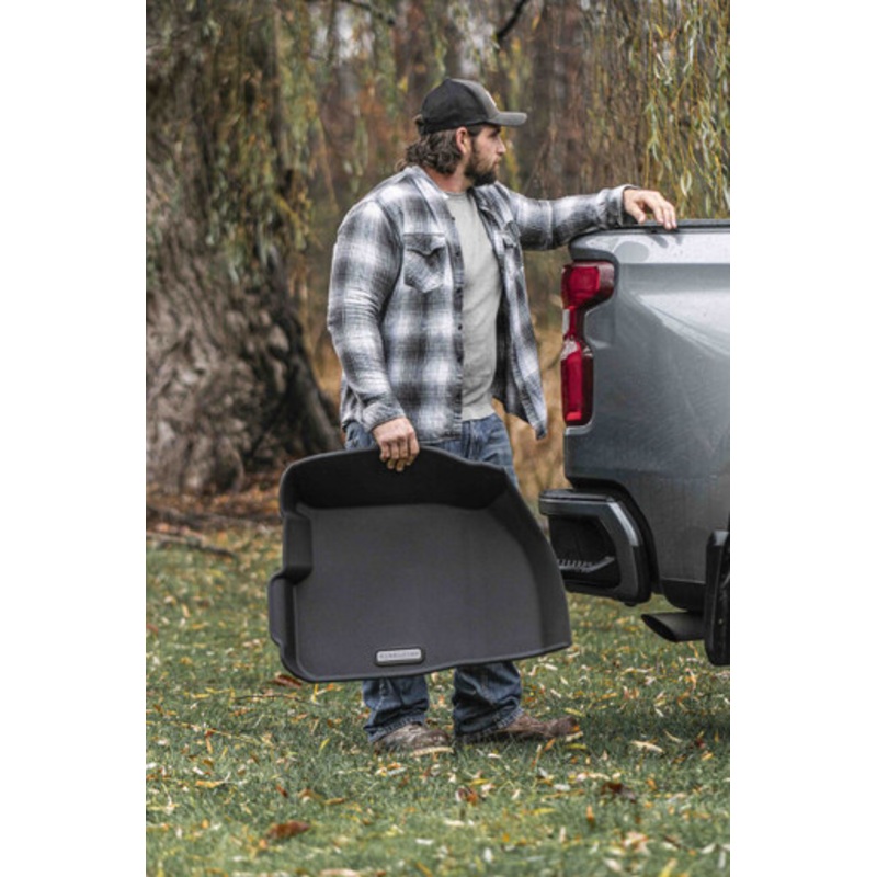 GMC Sierra 1500 Floor Liners  2019+ Crew Cab with Fold Flat Storage (3-Piece)
