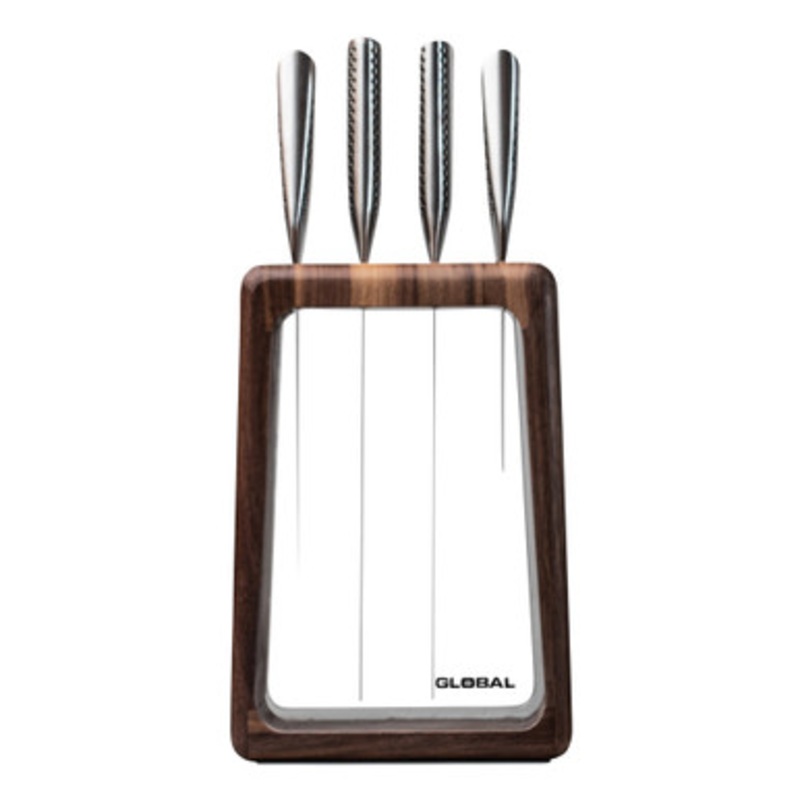 Hashira 5pc Knife Block Set – Walnut
