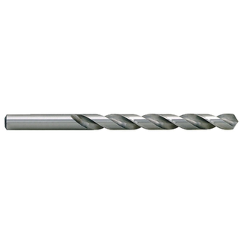 Precise 2 Flute Bright finish H.S.S. Jobbers Length Drill, 25/64 Size, .3906 Decimal Size, 5-1/8 Overall Length