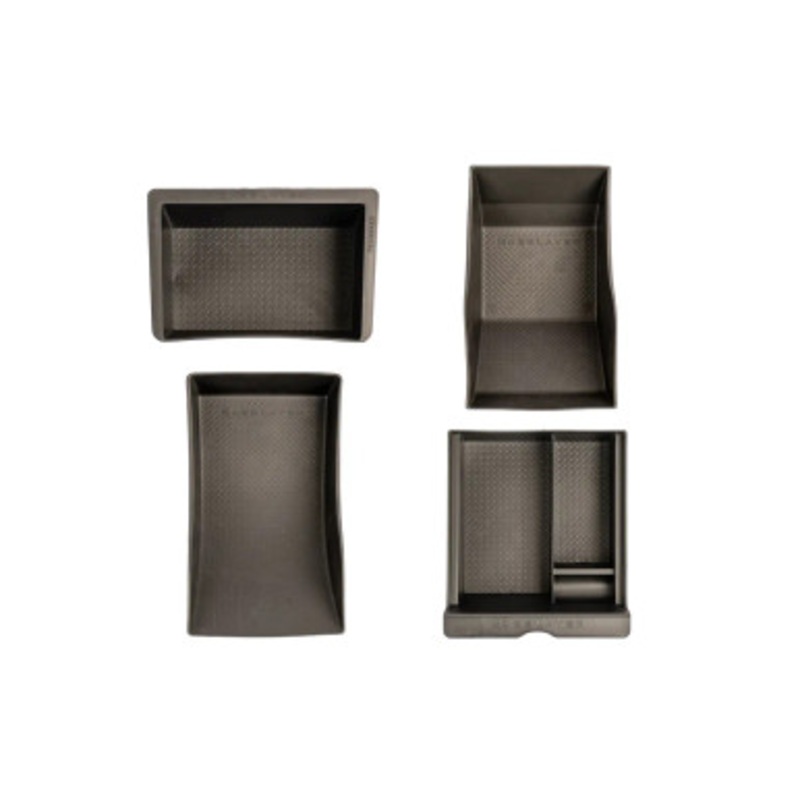 Tesla Model 3 (2021-2023) / Model Y (2020-2025) – Center Console Organizer Tray and Liner 4-Piece Set
