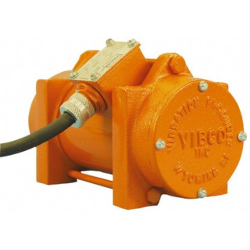 Vibco Vibrators 1 Phase, 0.4 Amp, 115 Volt, 8-3/16 Long, Electric Vibrators 75 to 150 Lbs. Force, 63 Decibels 2P-100-1 – 36674208