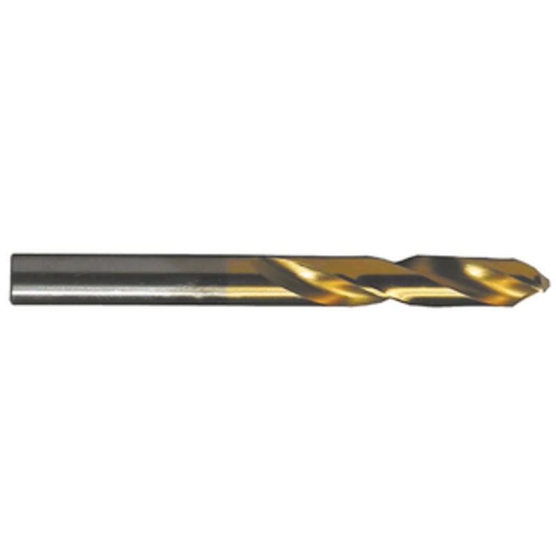 Viking Premium H.S.S. TiN Coated Screw Machine Length Drill, 13/32 Size, 1-15/16 Flute Length, 3-5/16 Overall Length