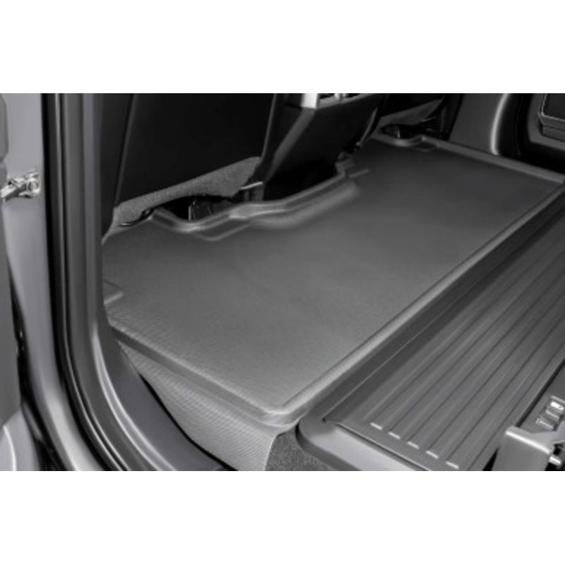 2017-2022 Ford F-250 Crew Cab with Fold-Flat Storage Rear Floor Mat (1-PIECE)