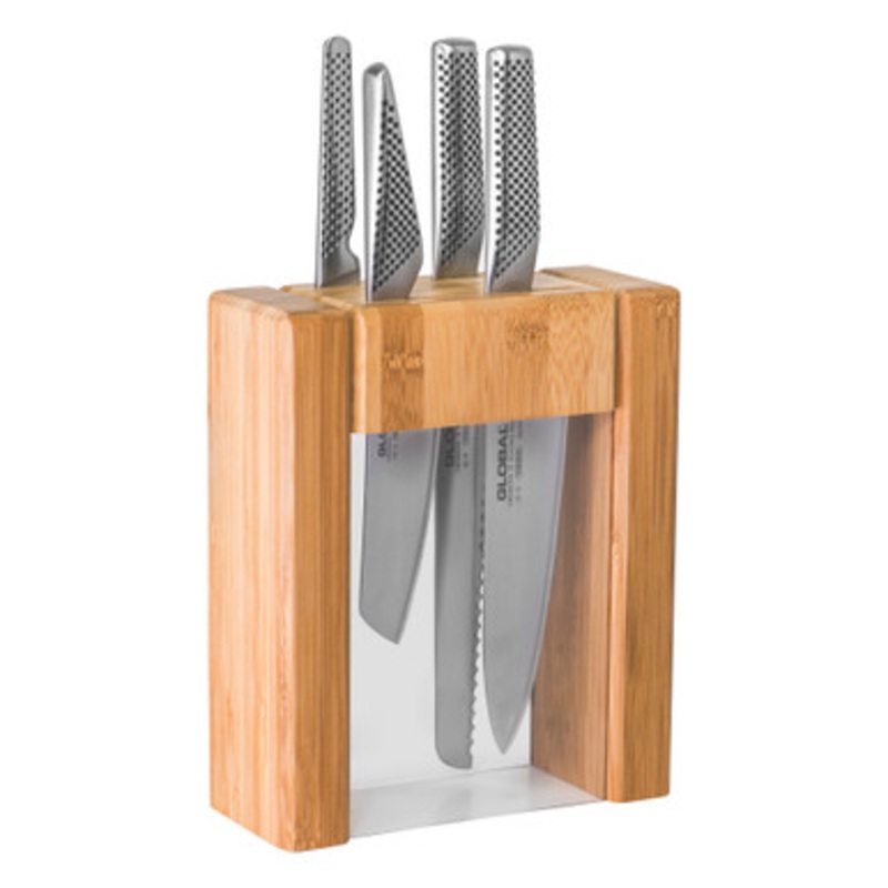 Ikasu V Piece Knife Block Set
