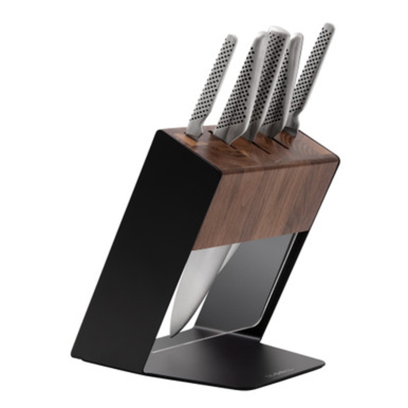 Katana  6pc Knife Block – Walnut