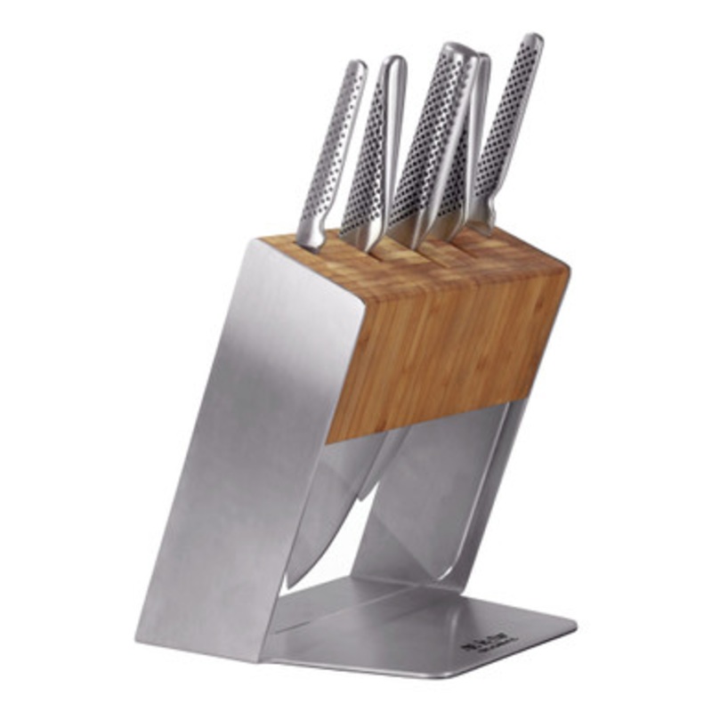Katana  6pc Knife Block – Bamboo