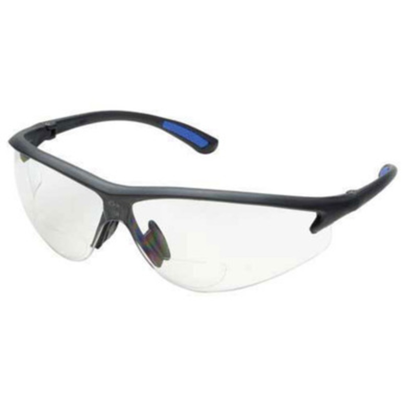BiFocal Clear Lens Cheater Reader Safety Glasses Magnification Strength: 1.0