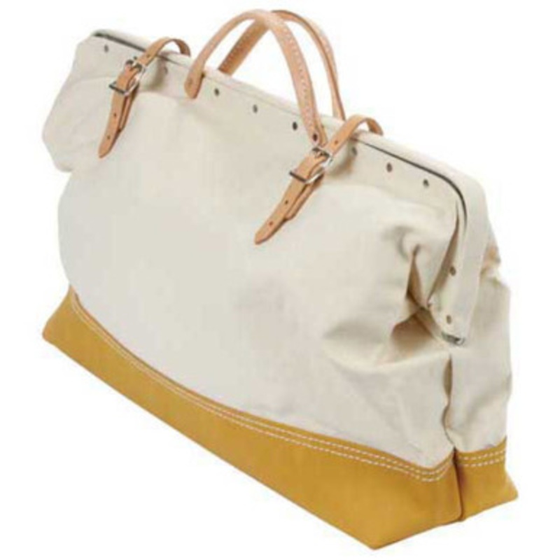 Canvas Leather Bottom Tool Bag