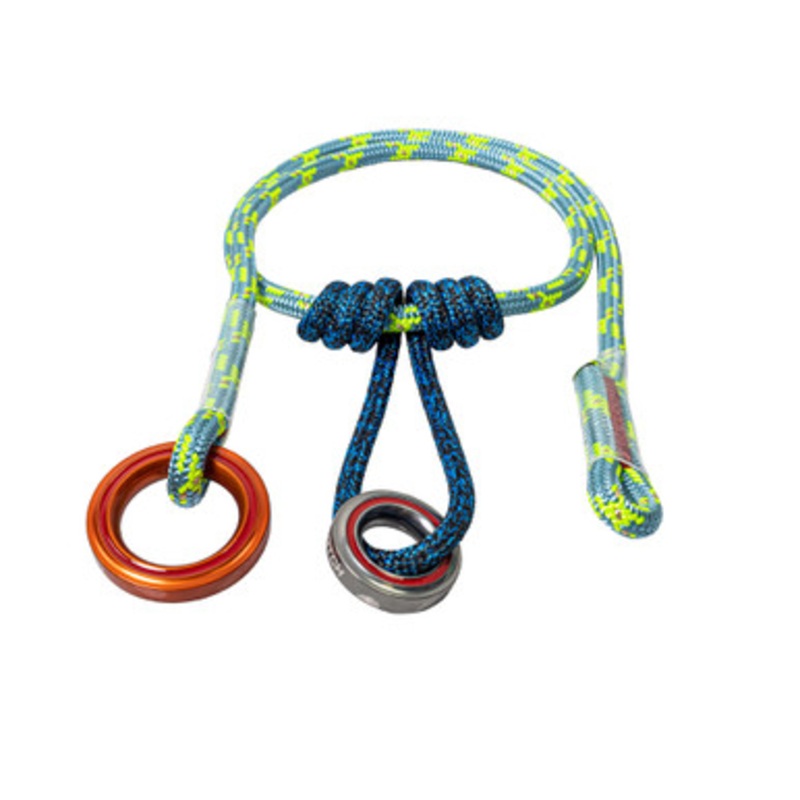 Rope Logic Adjustable Friction Saver w/ Wear Safe Aluminum Rings