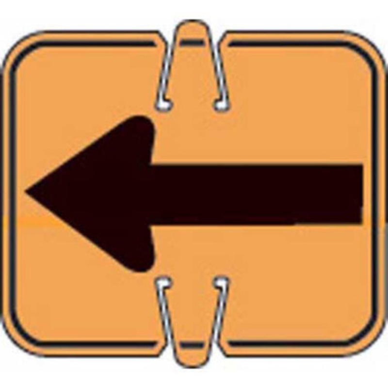 A100 Cone Sign Left-Right Directional Arrow
