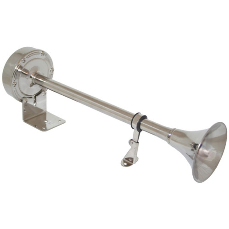 Horn Single Tone Stainless 24v