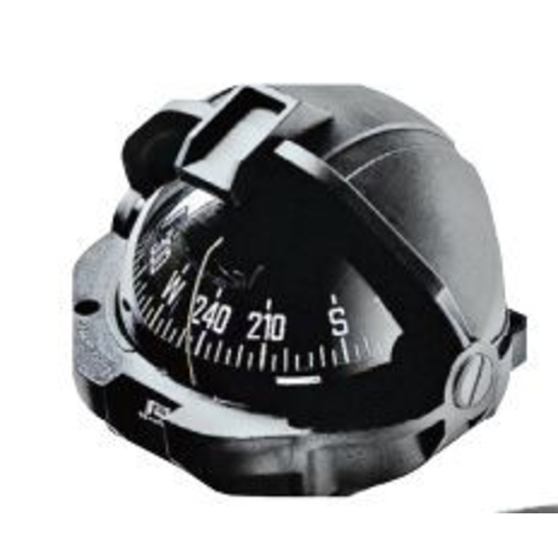 Offshore 135 Powerboat Compass Black, Flush Mount, Conical Card