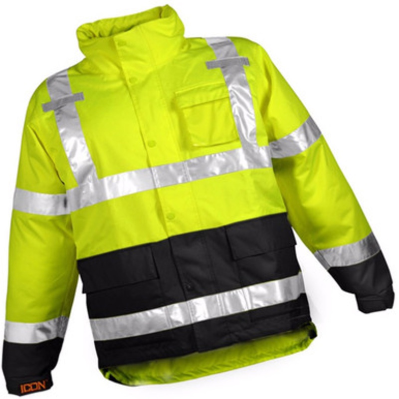 Icon Jacket w/ Hood Breathable & High Visability Outerwear Jacket S – 3XL