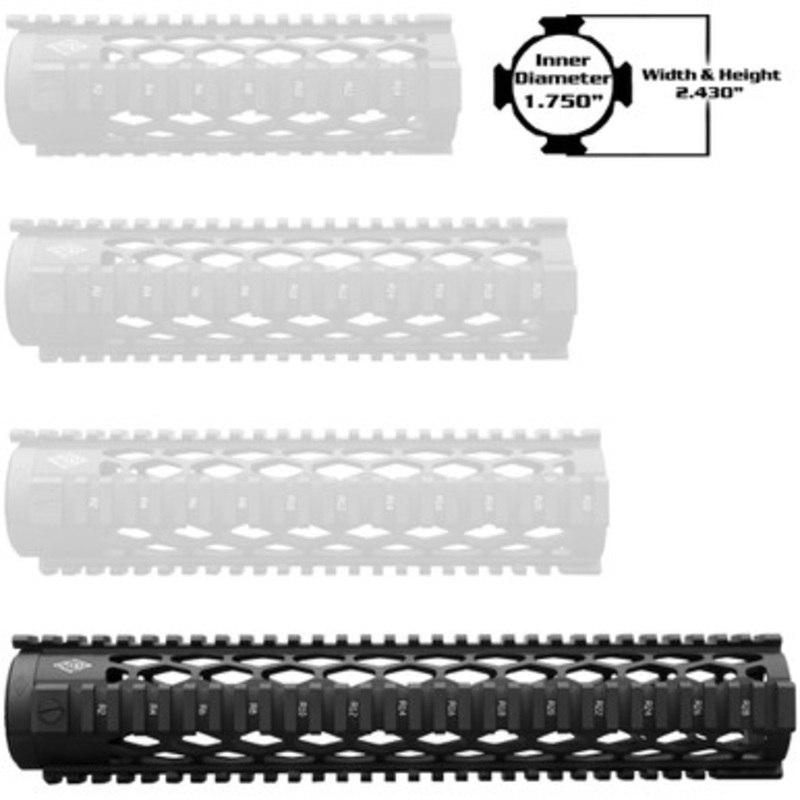 Rifle Length Diamond Picatinny Handguard (12.58)