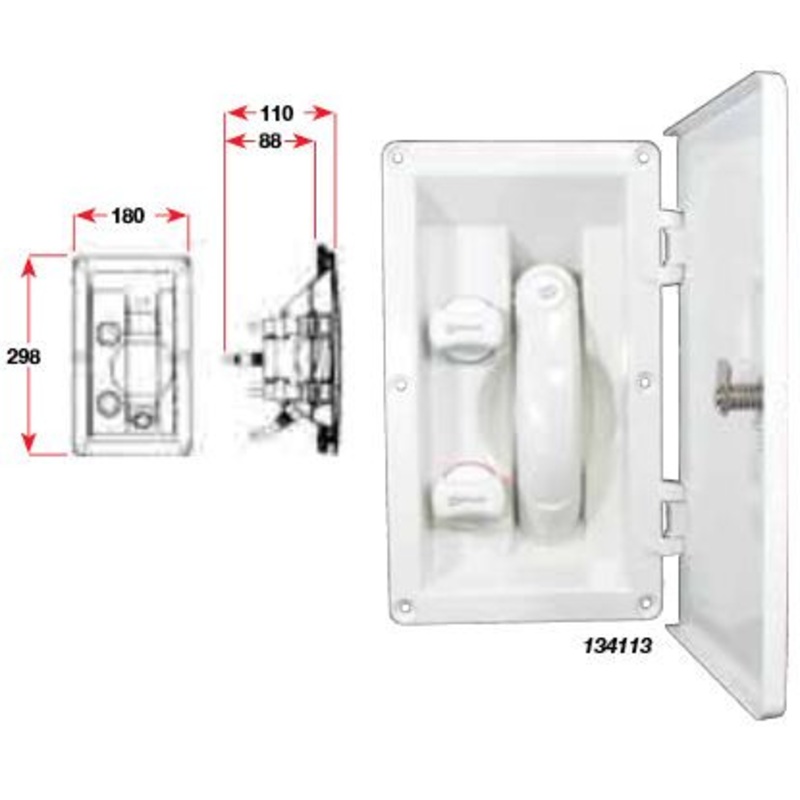 Whale – Swim-N-Rinse Shower with Cover