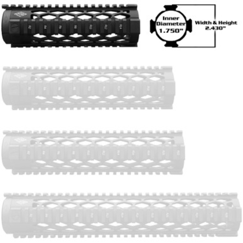 Carbine Length Diamond Picatinny Handguard (7.2)