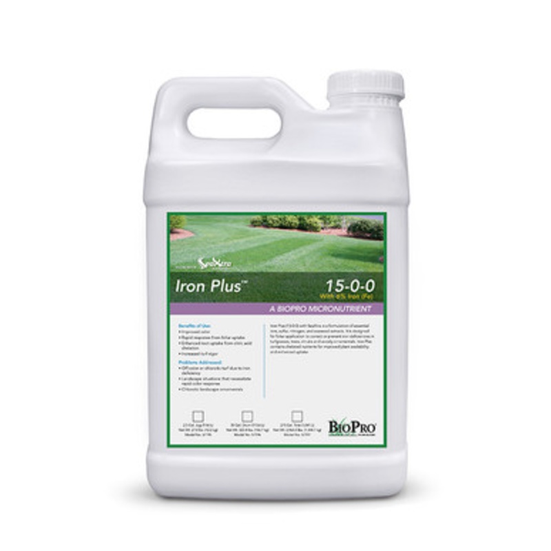 Iron Plus (15-0-0-6) with SeaXtra – 2.5 Gallons