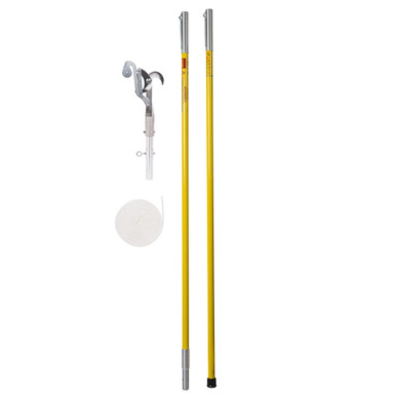 Notch Pole Pruner/MARVIN PRUNER w/Two 8′ Yellow Poles