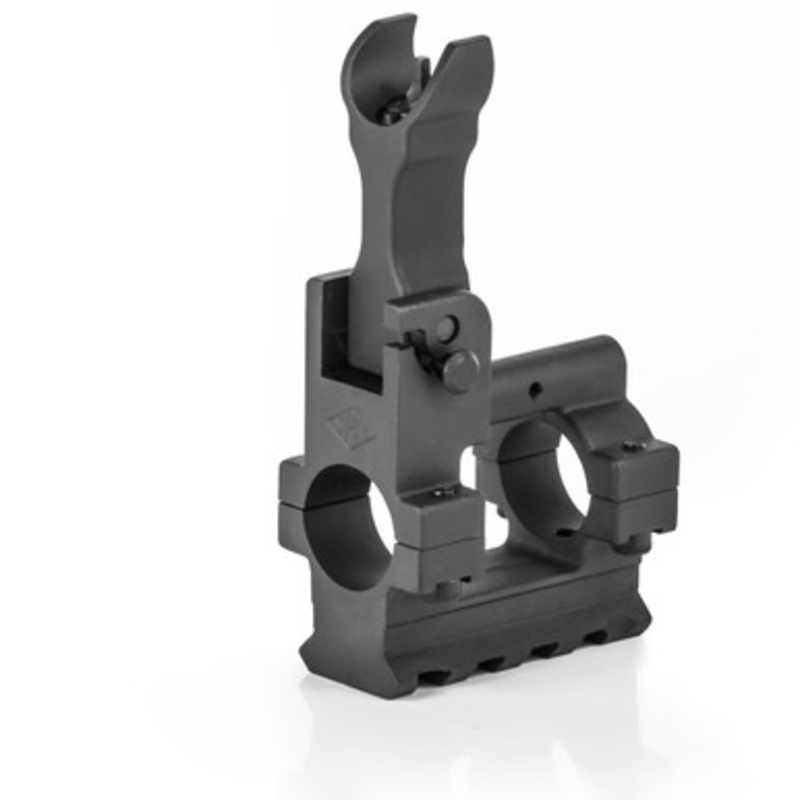 Hooded Flip Front Sight Gas Block w/Rail (.750) – YHM-9835-H