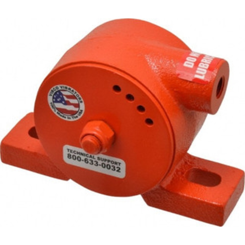 Vibco Vibrators ,500 Lb. Force, 10-1/2 Cubic Feet per Minute, 7,200 RPM, 70 Decibel, Pneumatic Vibrator 5-3/8 Long x 1-1/2 Wide x 3-1/2 High, 1/4 Port Inlet VS-250CI – 36674851