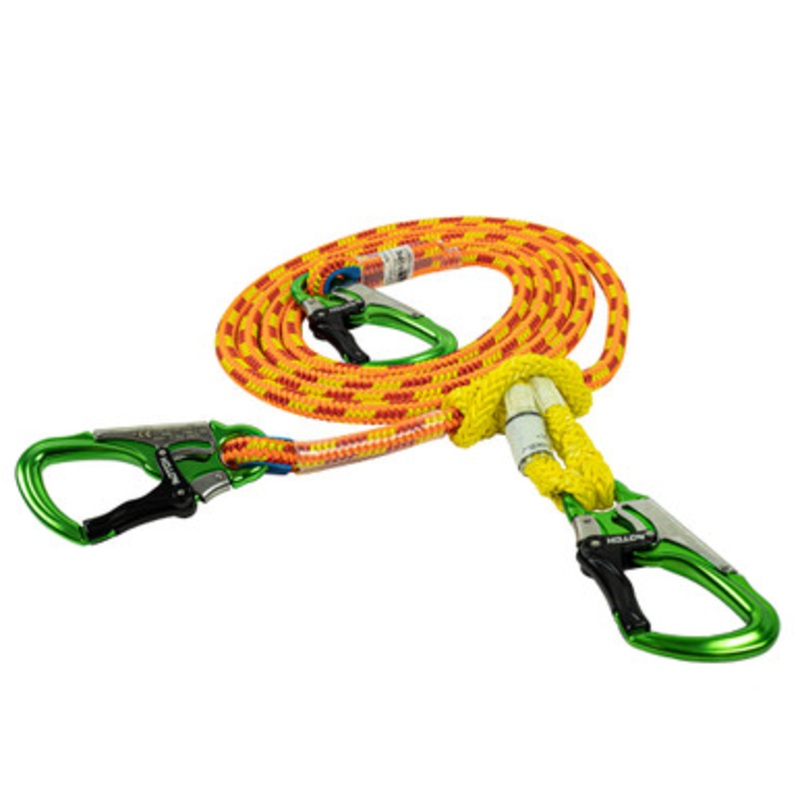 Rope Logic 12′ Fire 2 in 1 Lanyard w/ Notch Triple Action Snap