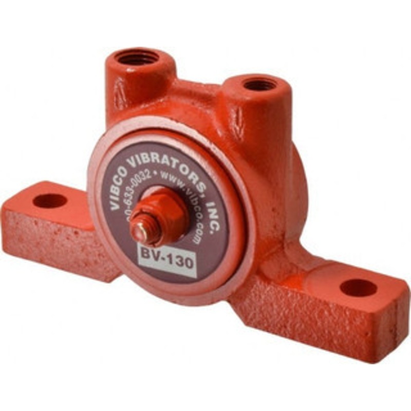 Vibco Vibrators 80 Lb. Force, 7-1/2 Cubic Feet per Minute, 19,000 RPM, 76 Decibel, Pneumatic Vibrator 4-7/8 Long x 1-15/16 Wide x 2-3/4 High, 1/8 Port Inlet, 1/4 Port Outlet BV-130CI – 36674935