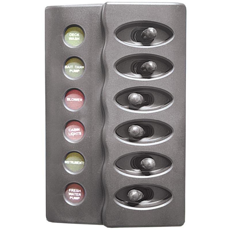 Switch Panel W/Proof 6 Sw