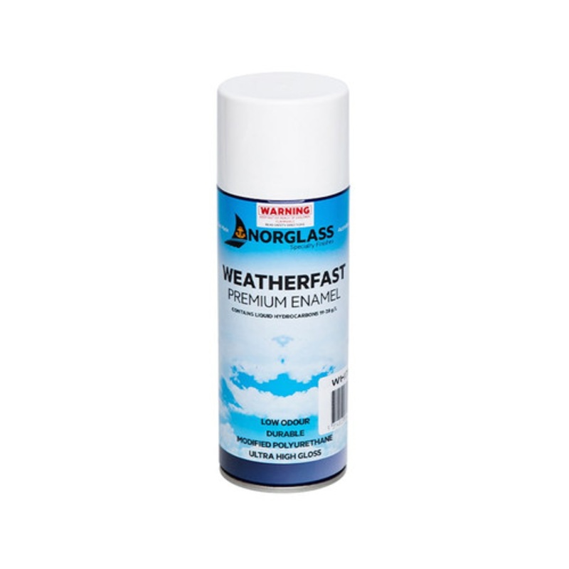 Norglass Gloss White Spray Can
