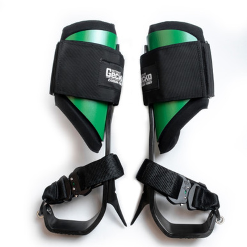 Notch Gecko Carbon Fiber Climbers (Tree Gaffs) with straps