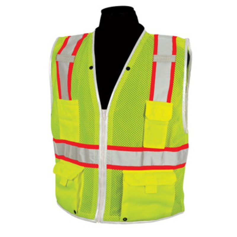 1510 Lime Brillant Series HD Mesh Vest