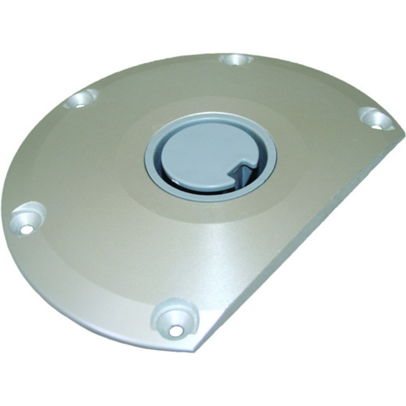 Plug-In Pedestal Base D Shape