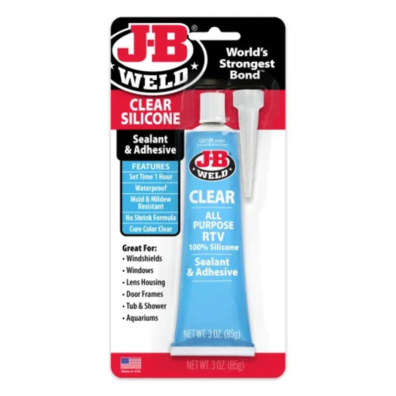 JB Weld Clear Silicone Sealant