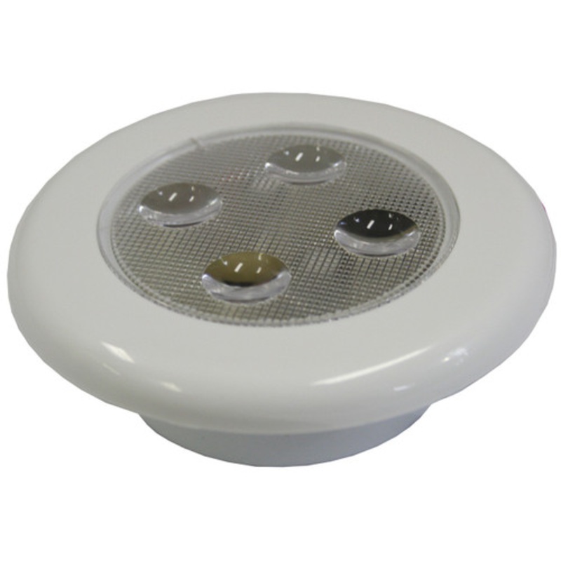 Light Flush Wht(4xLED)12v