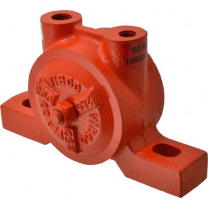 Vibco Vibrators 480 Lb. Force, 9 Cubic Feet per Minute, 7,200 RPM, 72 Decibel, Pneumatic Vibrator 6-3/4 Long x 3-1/8 Wide x 3-15/16 High, 1/4 Port Inlet, 3/8 Port Outlet BVS-250CI – 36674679