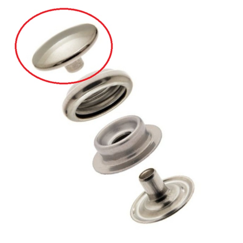 Press Stud Cap x 10