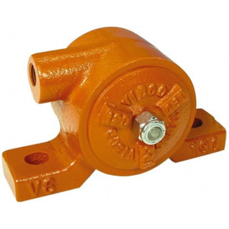 Vibco Vibrators 725 Lb. Force, 17 Cubic Feet per Minute, 5,200 RPM, 72 Decibel, Pneumatic Vibrator 6-5/8 Long x 2-1/8 Wide x 4-7/8 High, 3/8 Port Inlet VS-380CI – 36674877
