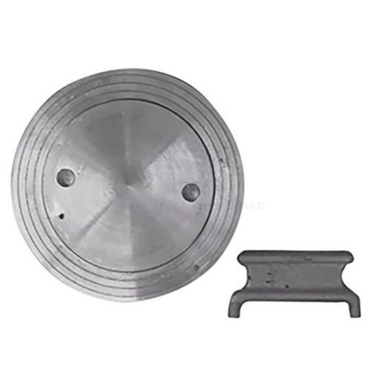 Deck Plate with Key Alloy 150mm ID