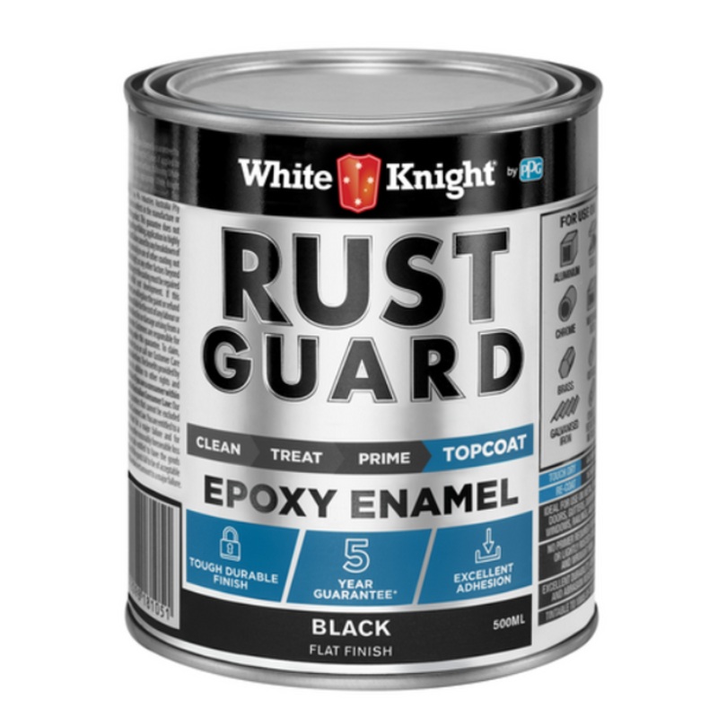 Flat Black Epoxy Enamel 500ml