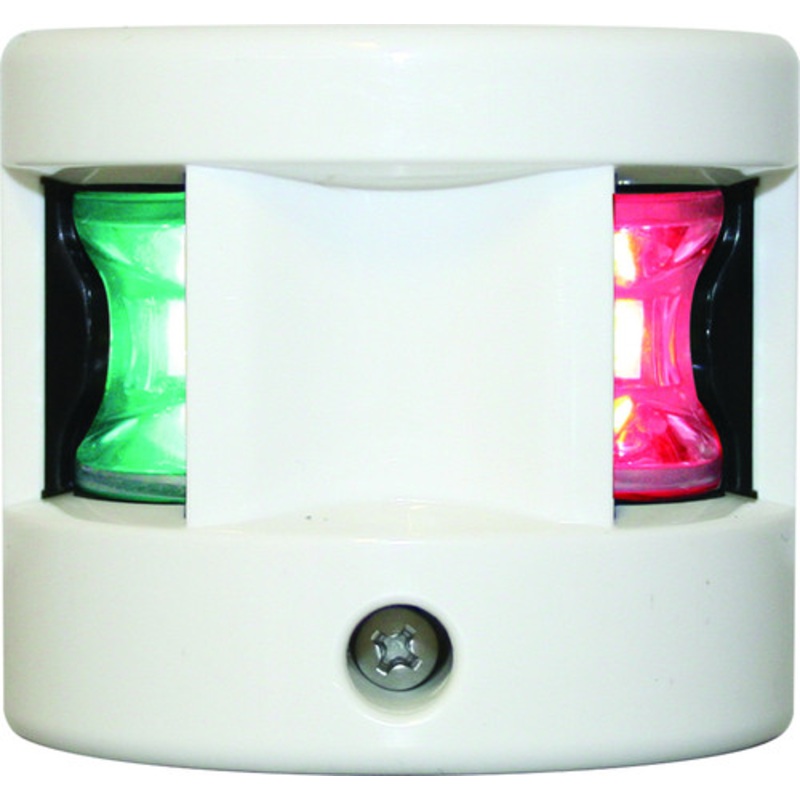 ‘FOS 12’ LED Bi-Colour Nav Light – White Vertical mount