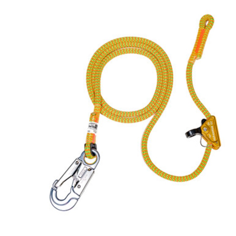 Yale Cordage 11.7mm Tropical Ivy Flipline with Rock Grab 8ft
