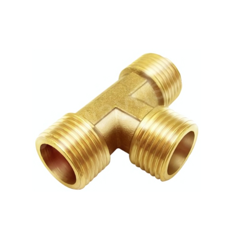 Brass 1/4 x 1/4 Male Tee