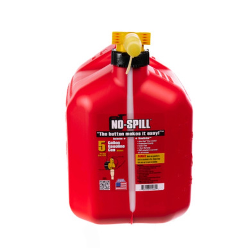 NO-SPILL 5 GALLON GAS CAN (RED)