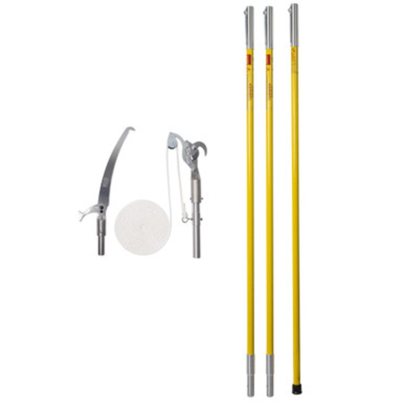 Notch Pruner & Saw Quick Change Set  Three Pole Set
