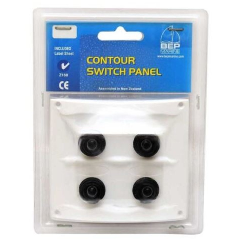 White 4 Way Switch Panel White