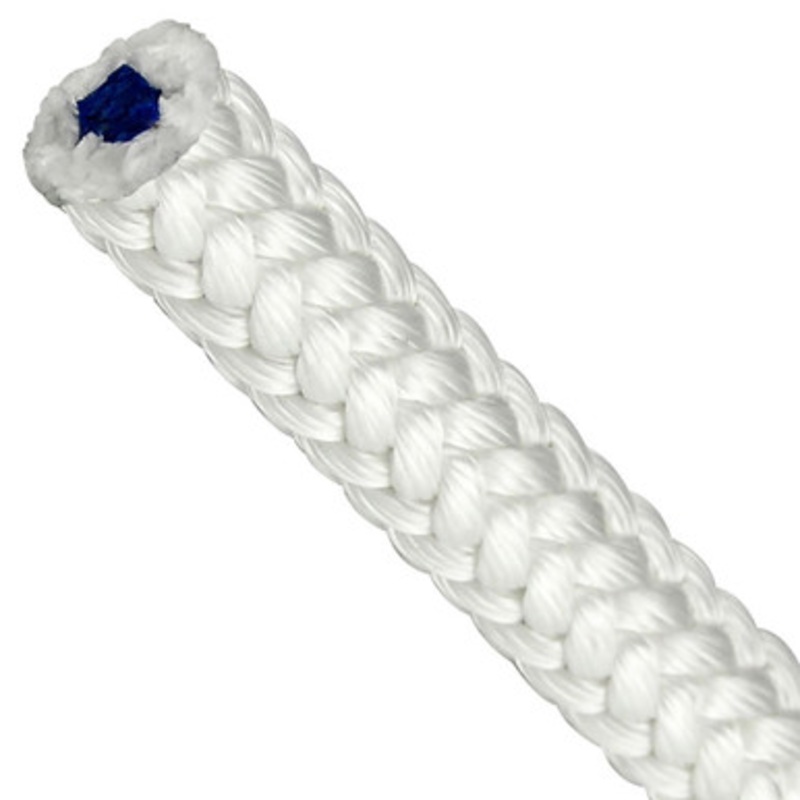 1/2 x 100′ Teufelberger White Safety Blue Rope