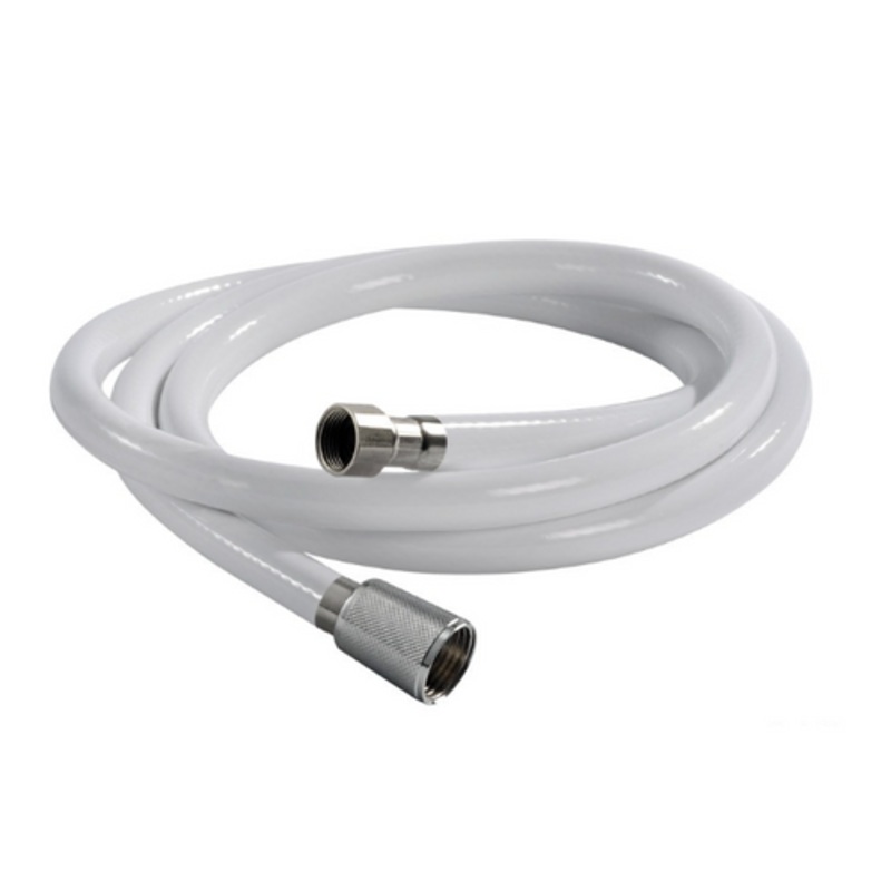 Shower Hose PVC White 2.5m