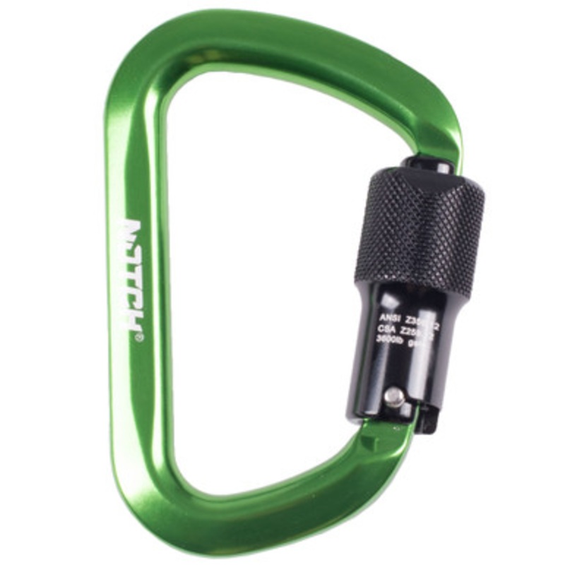 Notch D 3600 lb Gate Aluminum Carabiner
