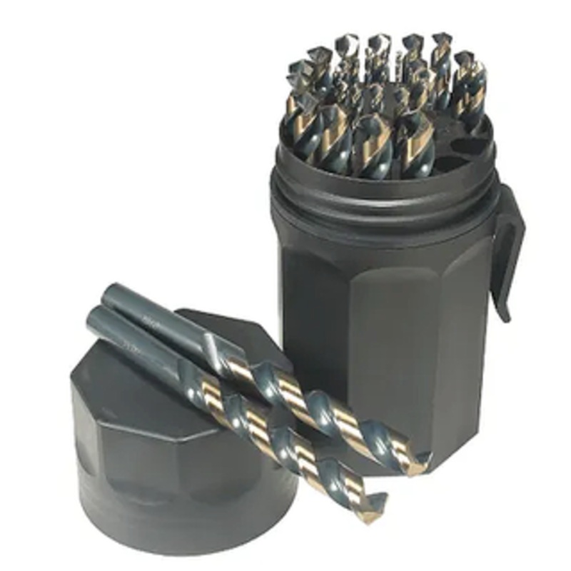 Viking 29 Piece Ultra Dex 135 Super Premium H.S.S. Jobbers Drill Set, 1/16 to 1/2 by 64ths Size – SS-29P