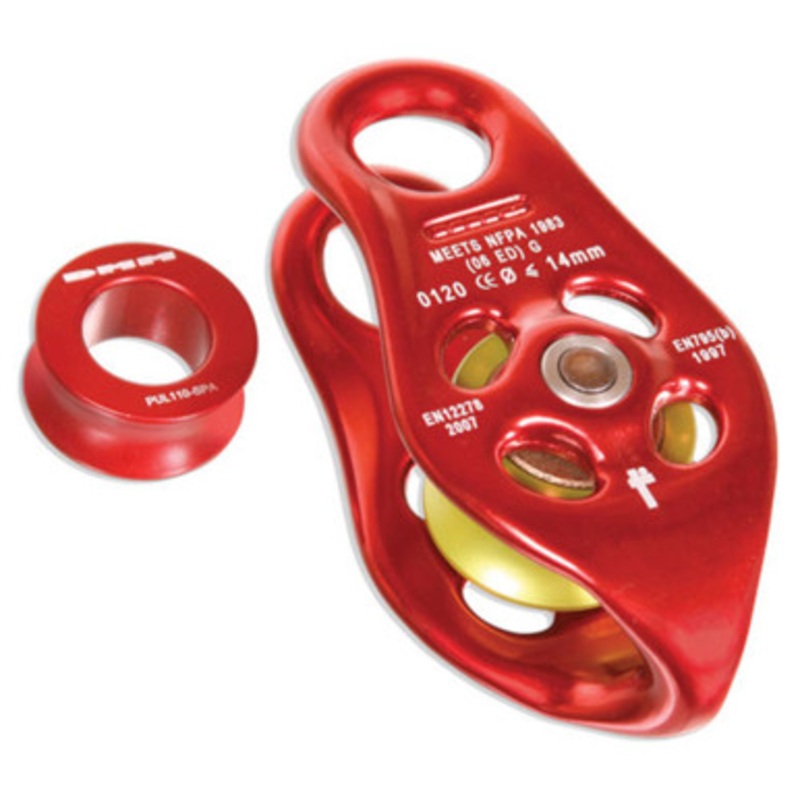 DMM Pinto Red Mirco Pulley w/ Spacer