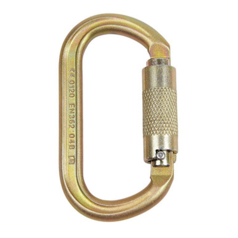 ISC Oval Steel SuperSafe Carabiner